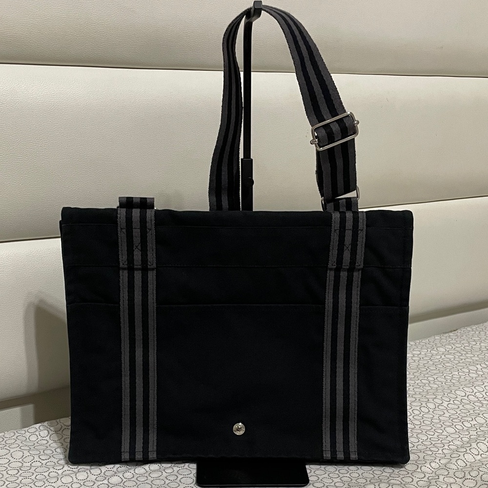 Hermes Canvas Messenger Bag